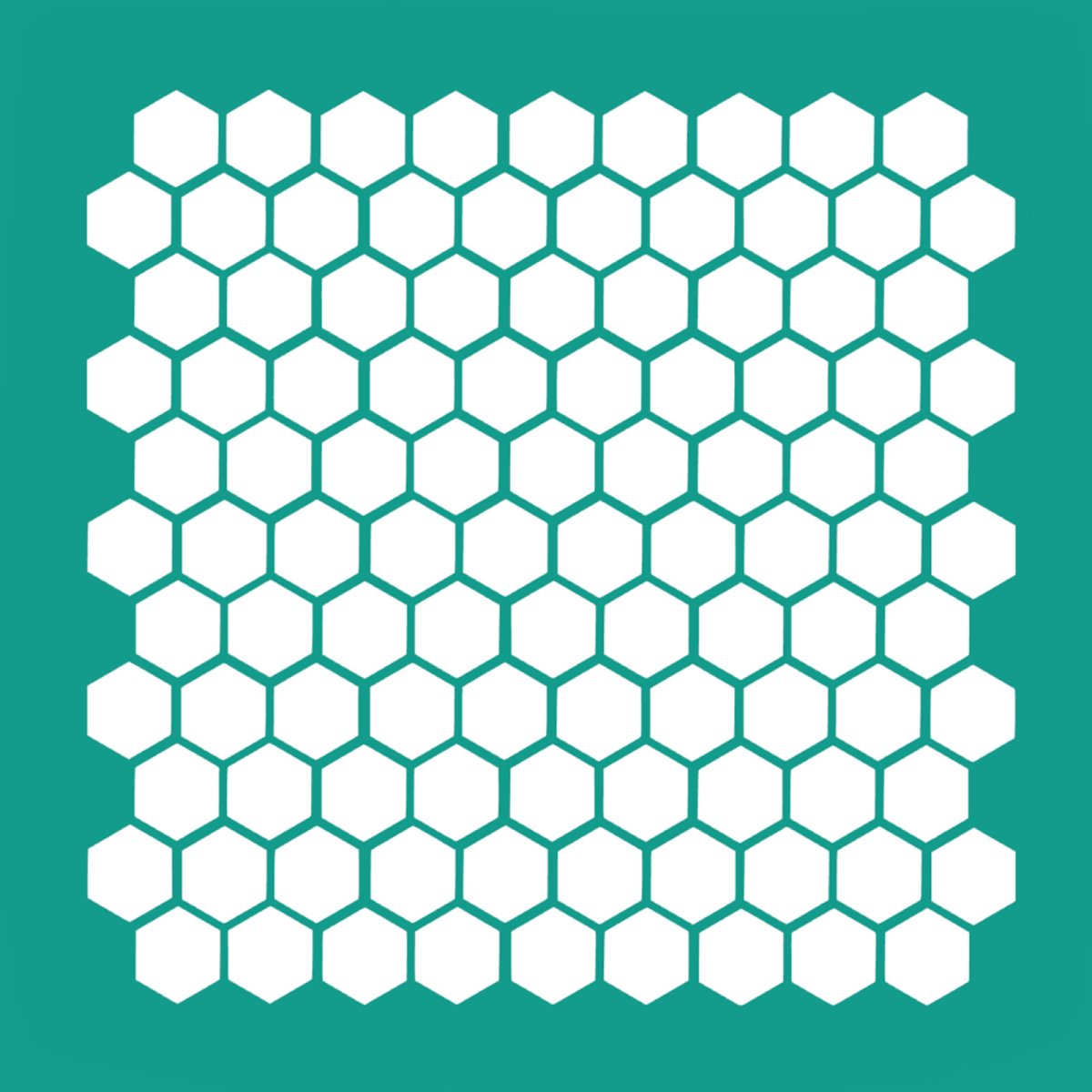 Трафарет соты для стен