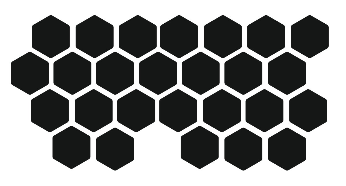 Гексагональная сетка а4