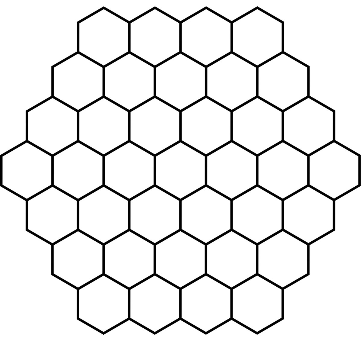 Наклейка соты