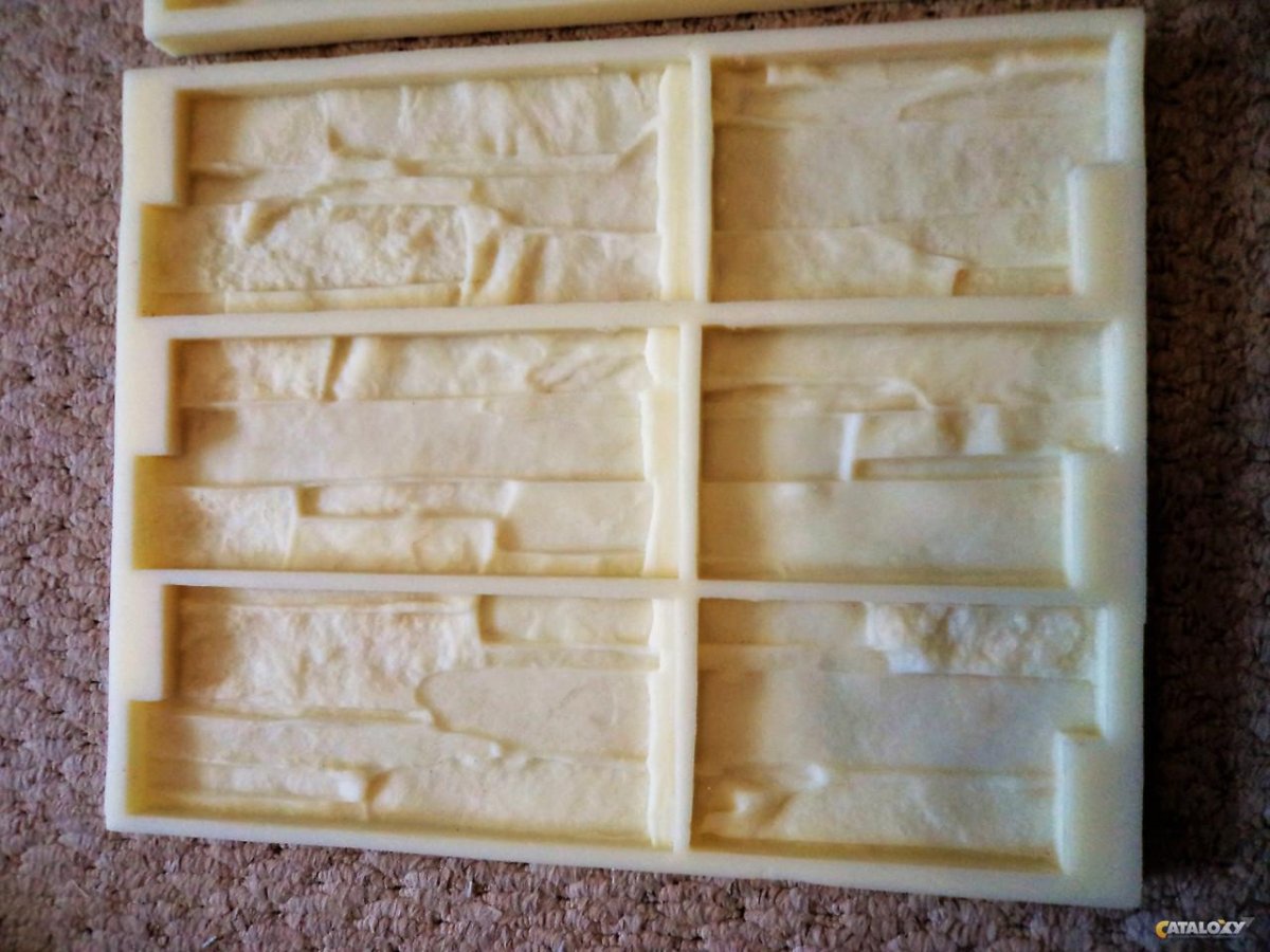 Силиконовая форма для декоративного камня