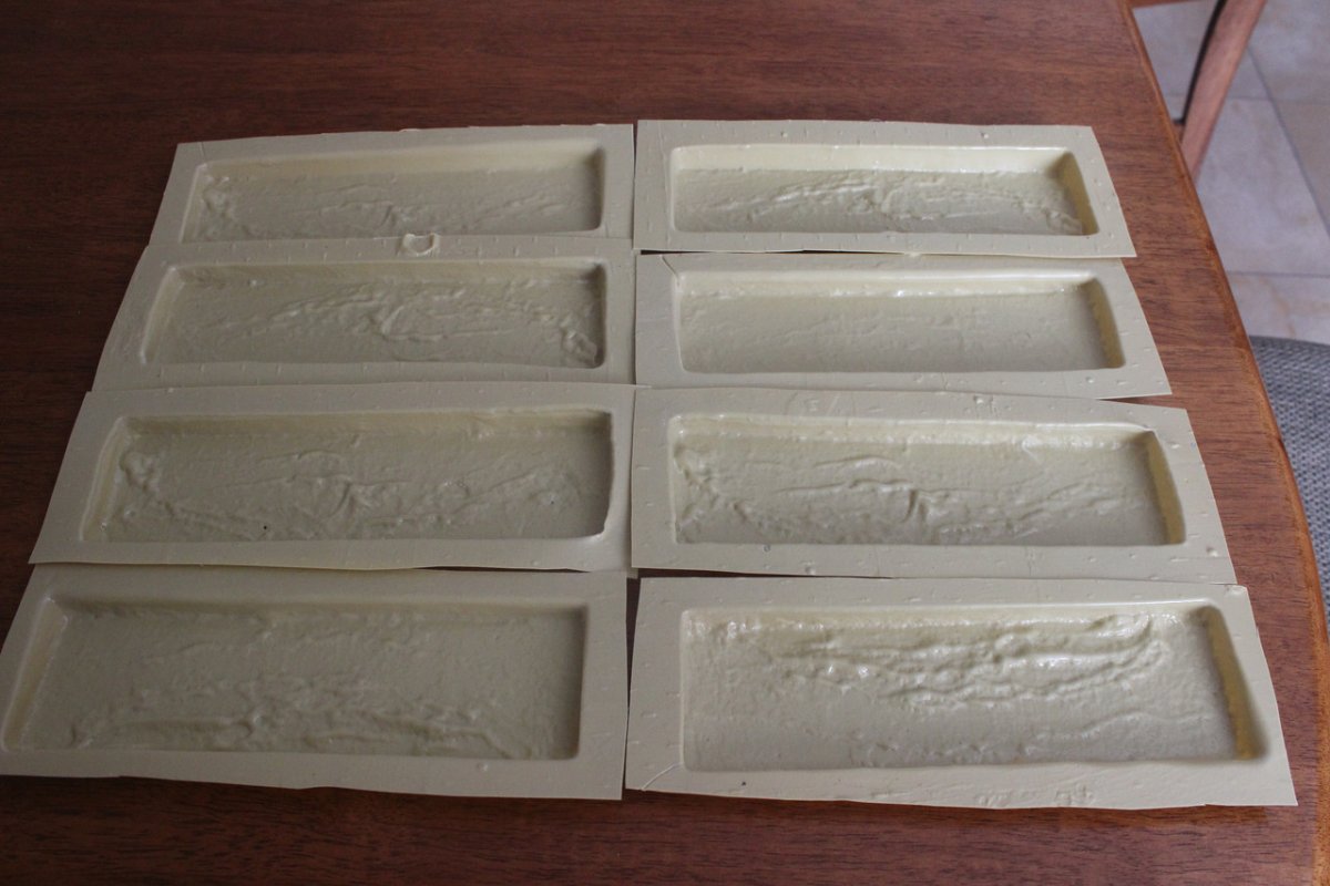 Формы для декоративного камня из гипса