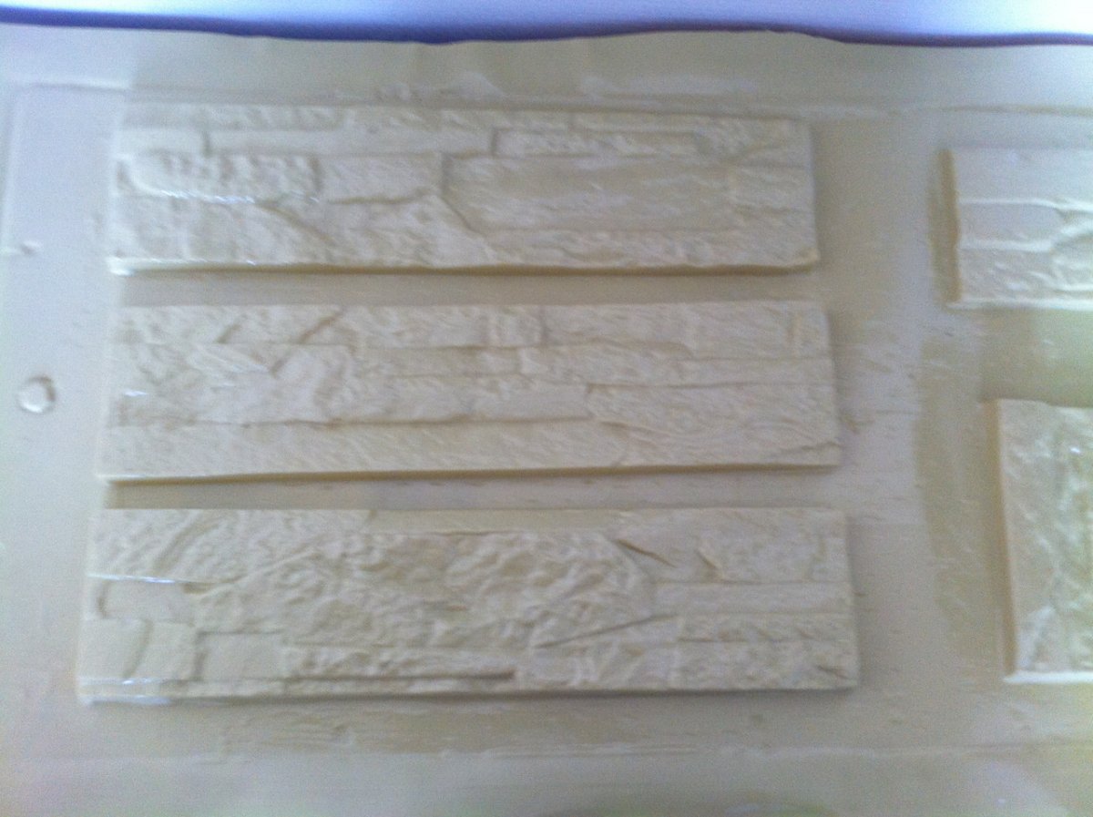 Силиконовая форма для декоративного камня