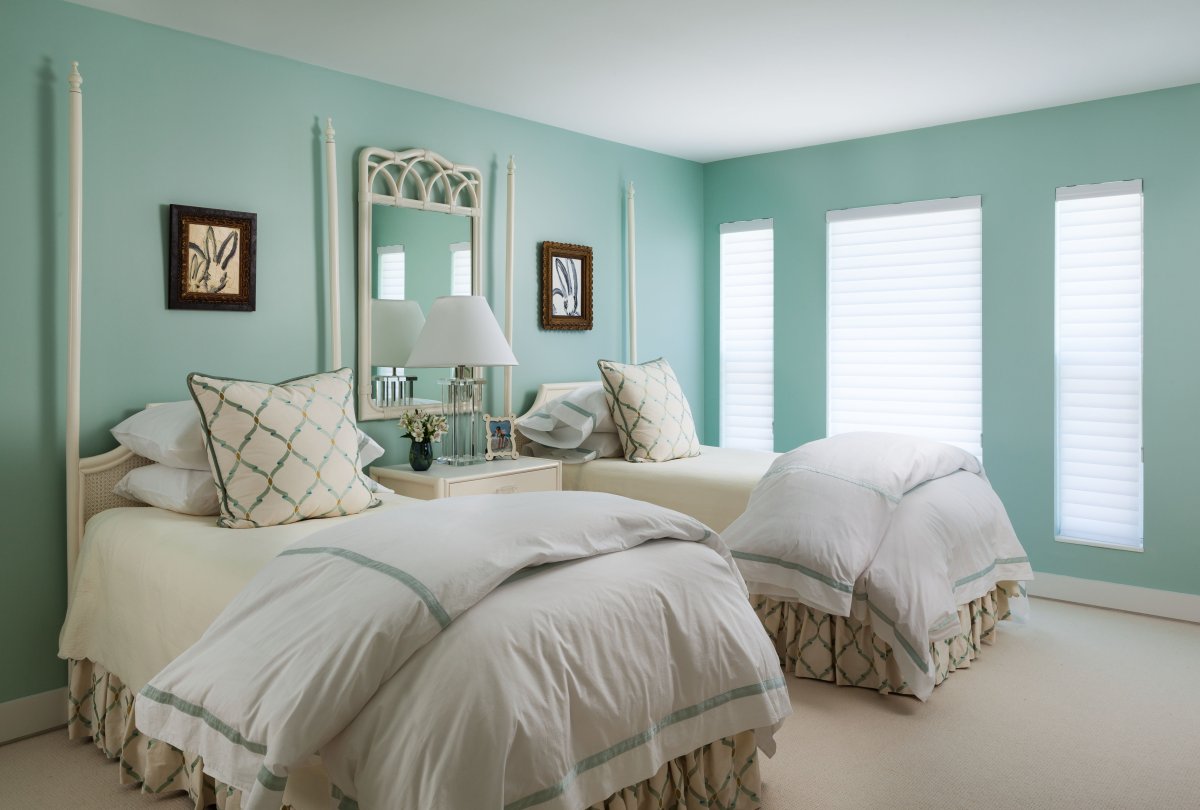 Синяя спальня икеа