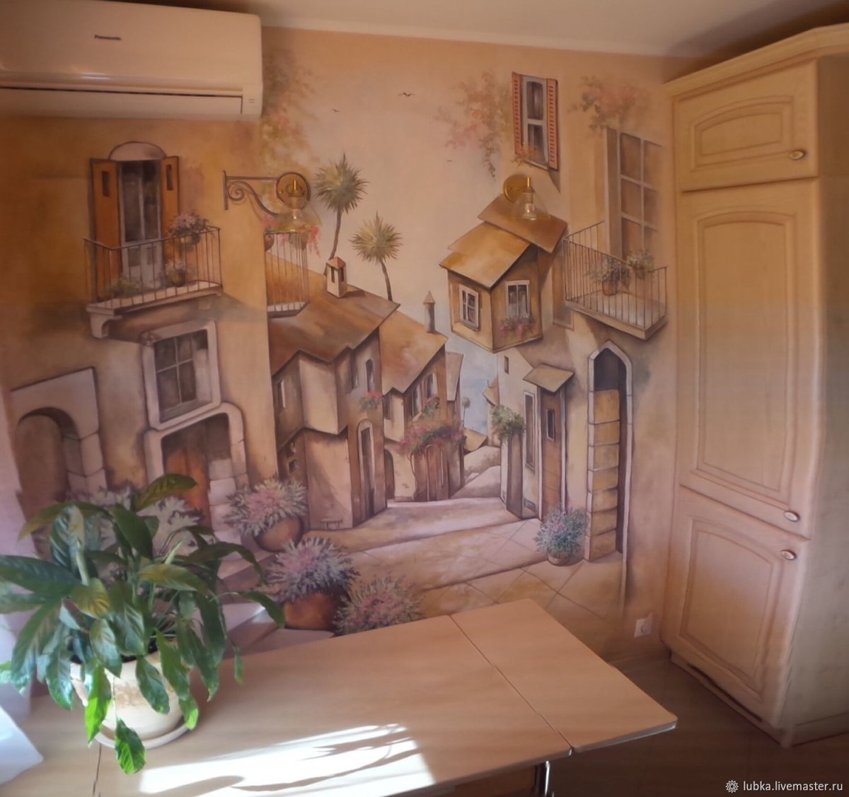 Современная роспись стен