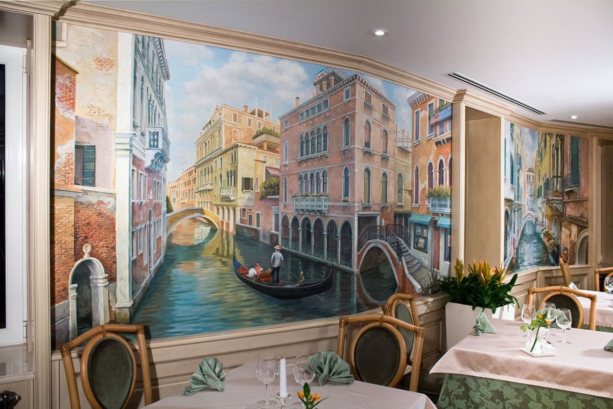 Сосптсь стен в интерьере