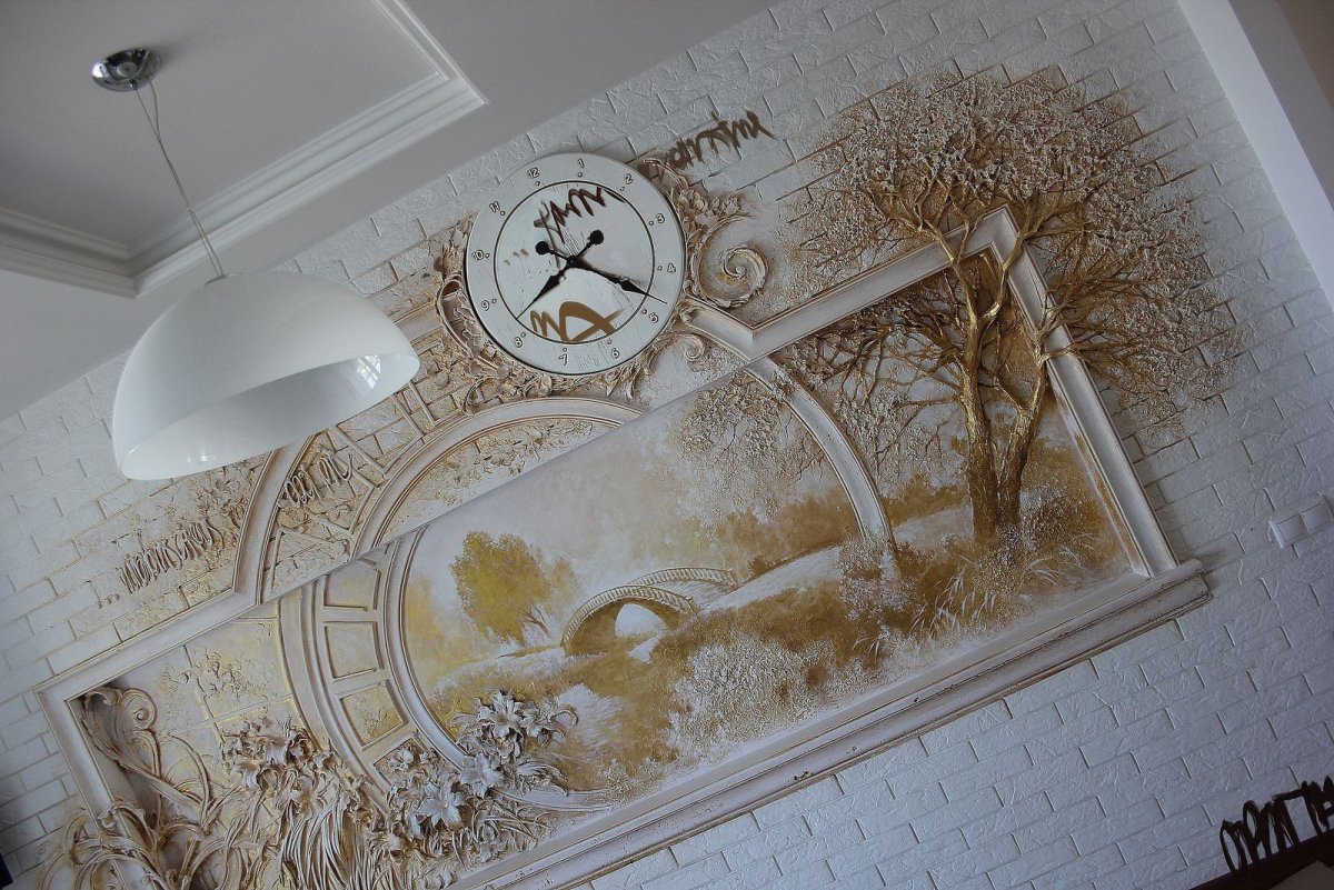 Композиция росписи стен