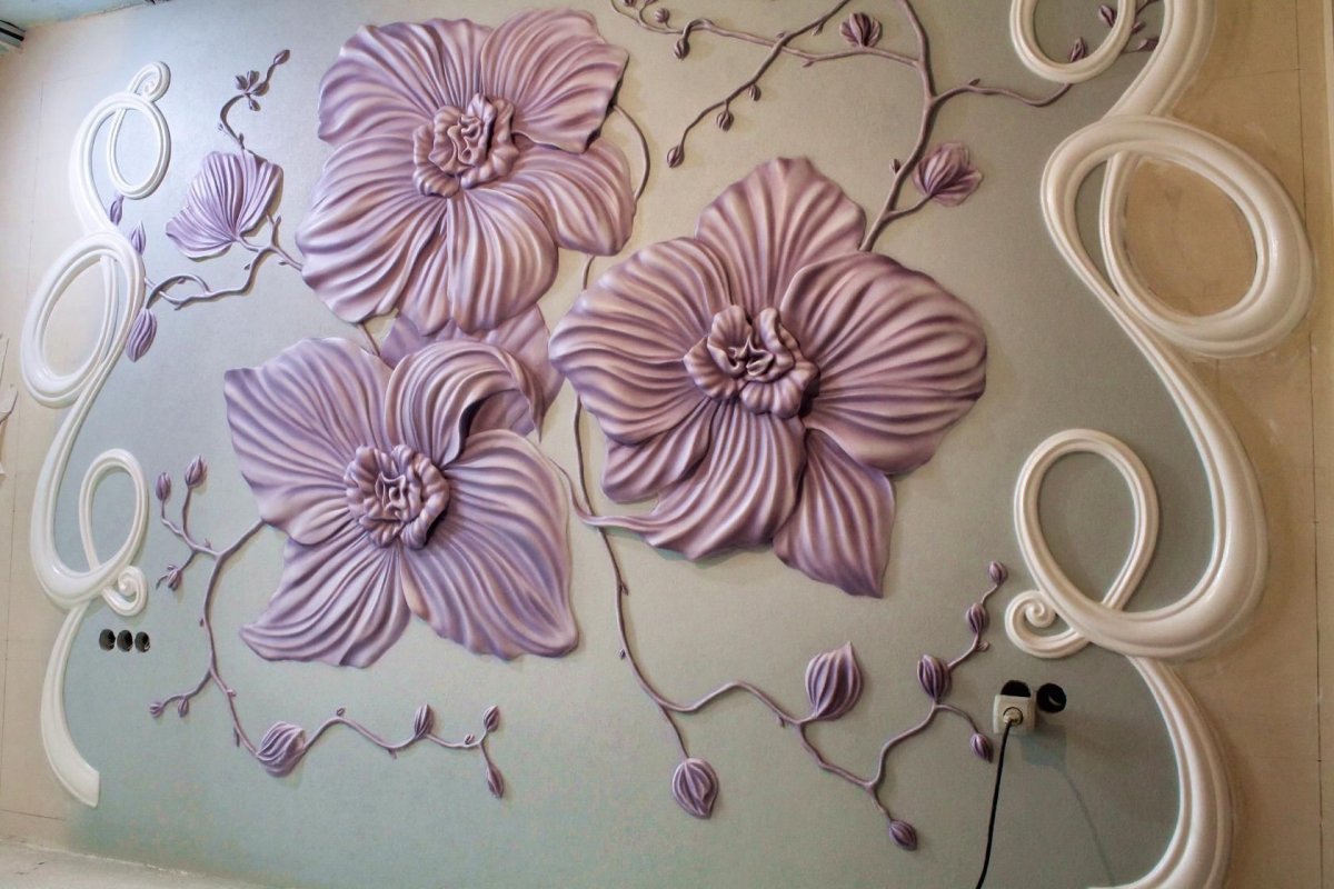 Объемный декор стен