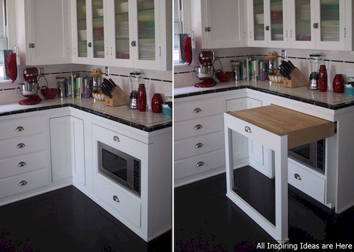 Дополнительная столешница на кухне