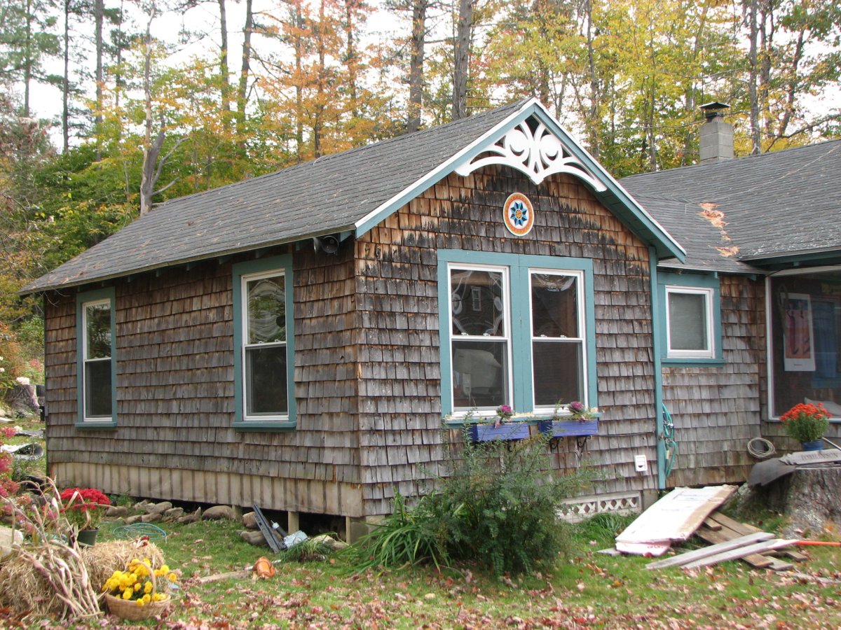 Дачный дом дранка