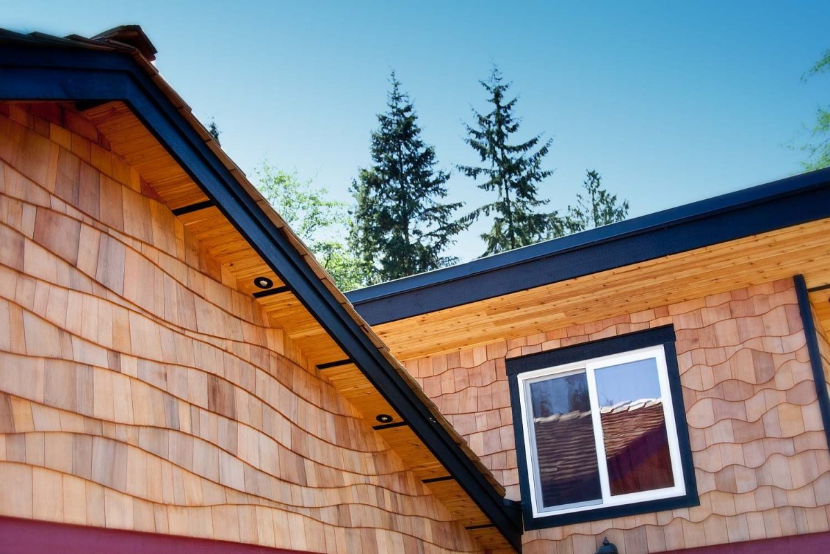 Дома коттеджи отделка дранка