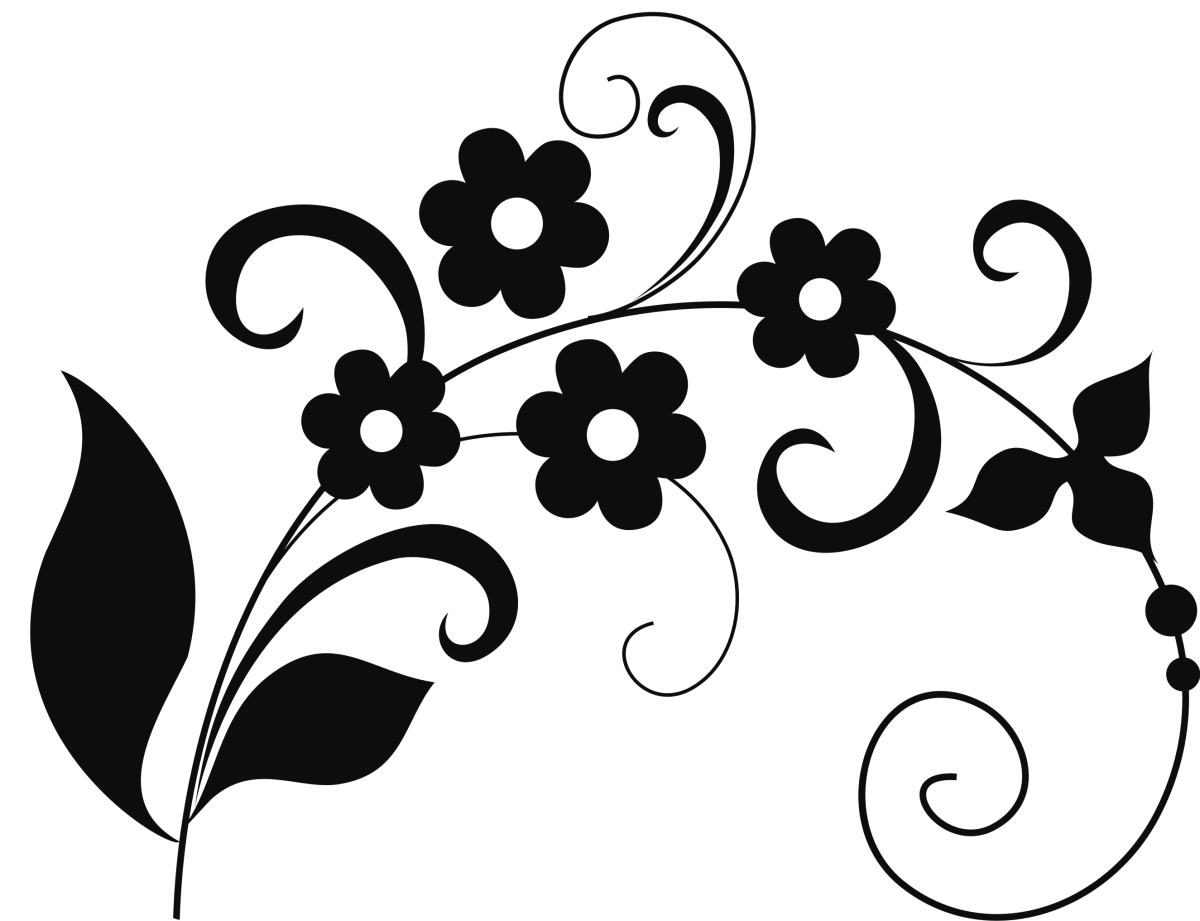 Трафарет "цветы"