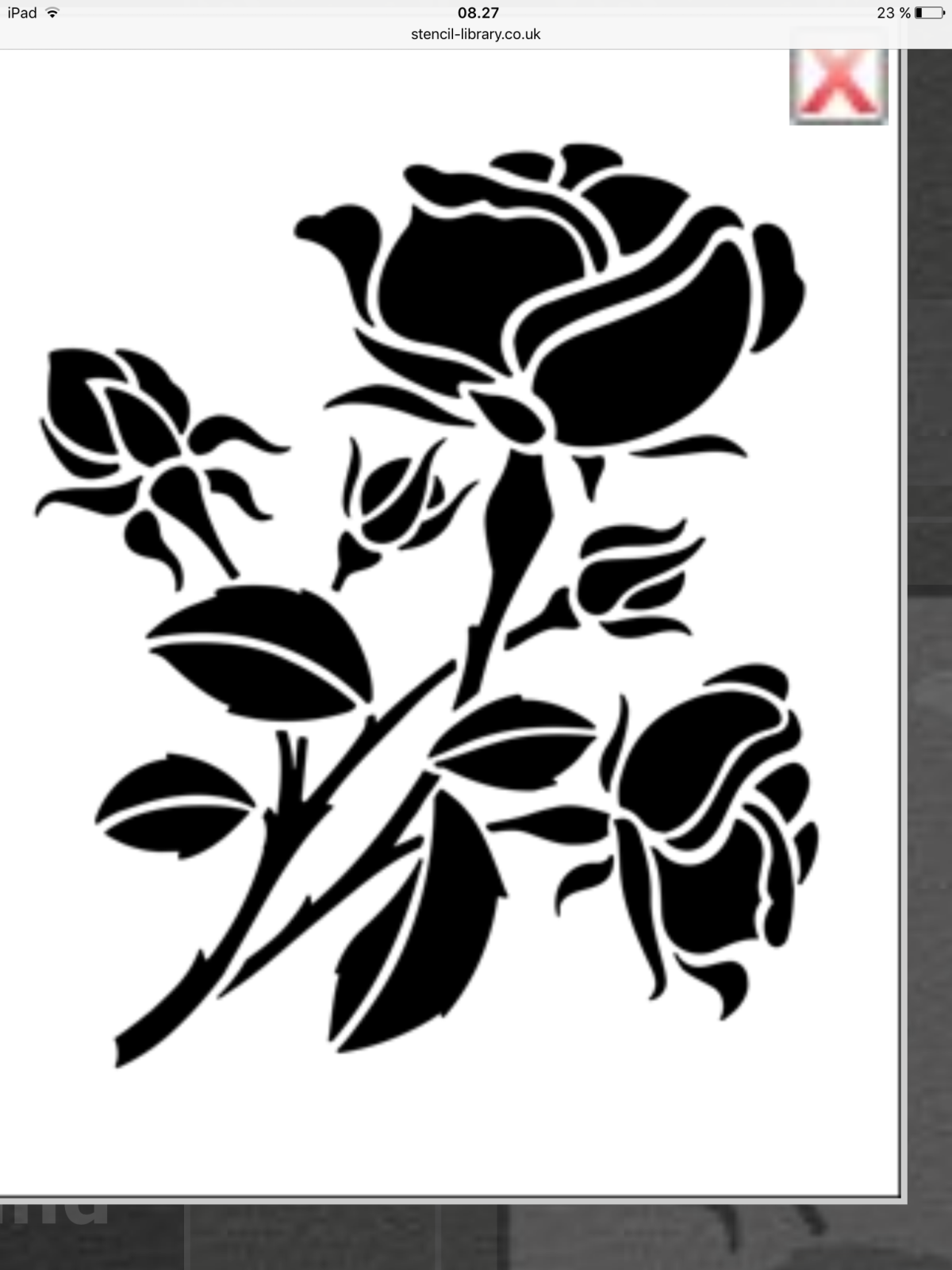 Цветочные трафареты для декора