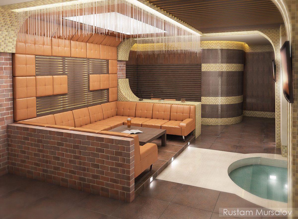 Современная баня