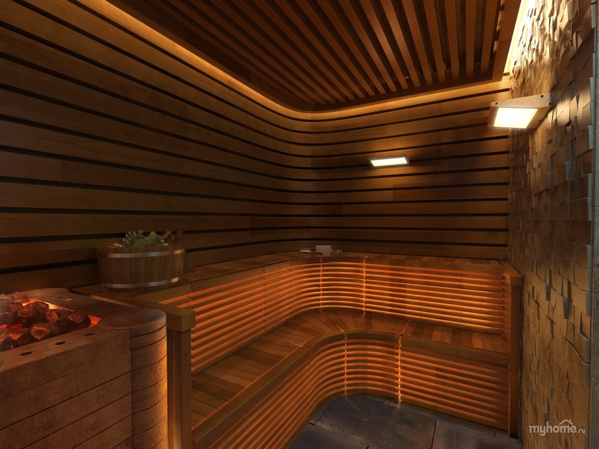 Баня помывочная внутреннее убранство