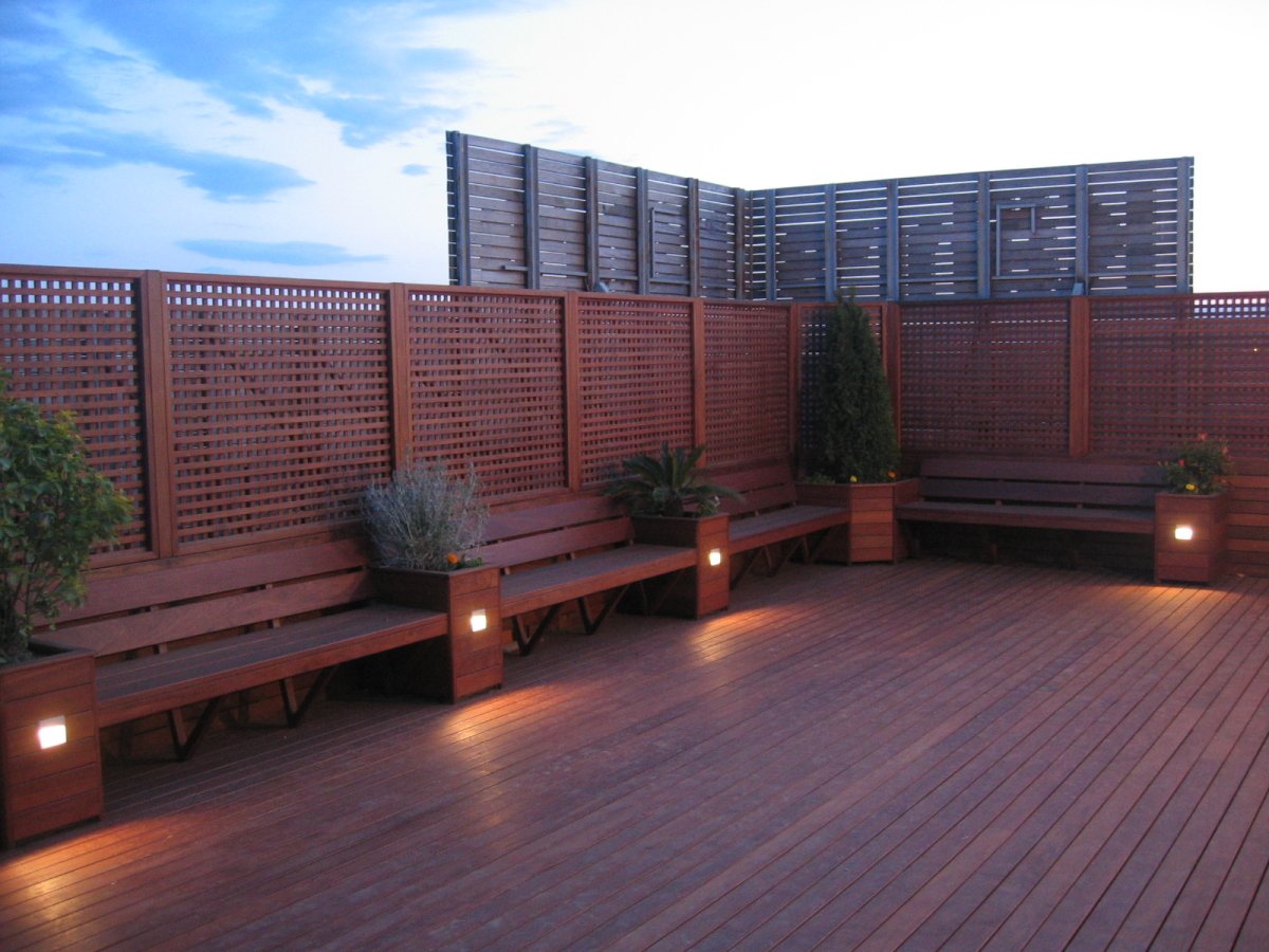 Декинг из лиственницы