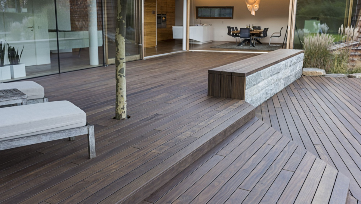 Уличное освещение террасы