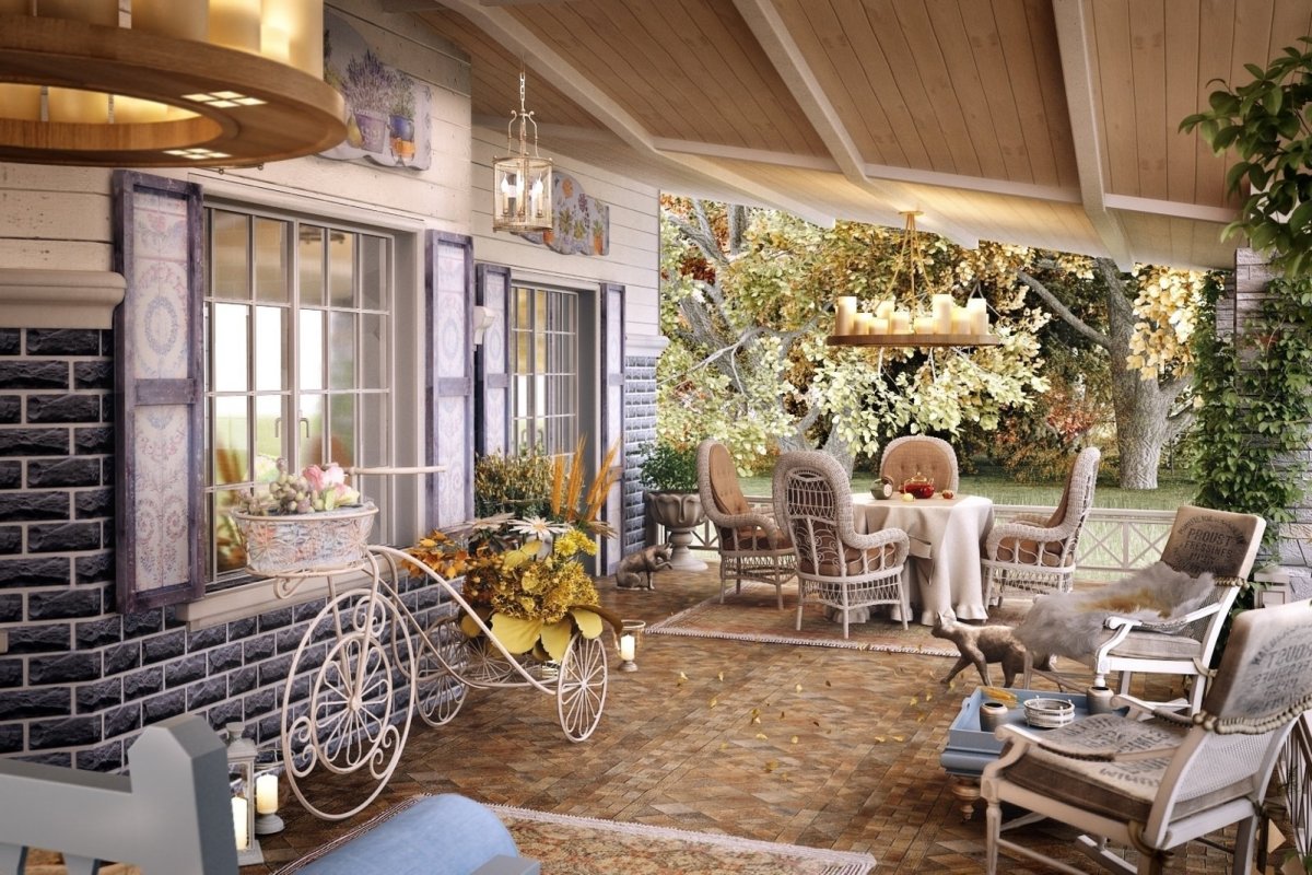 Веранда на даче