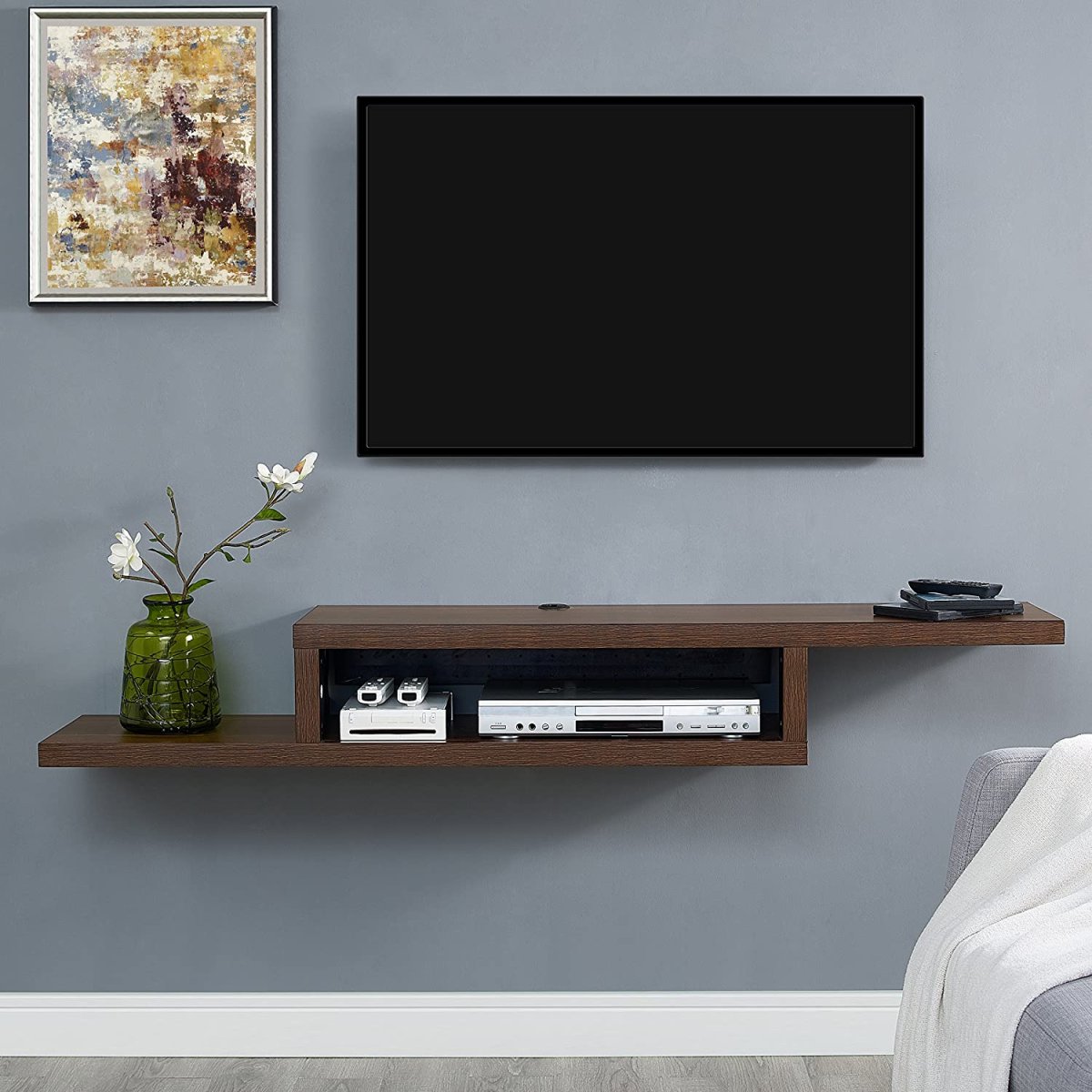 Настенные полки для телевизора