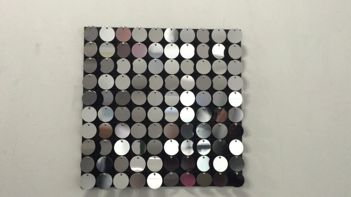 Вывеска пайетки с печатью