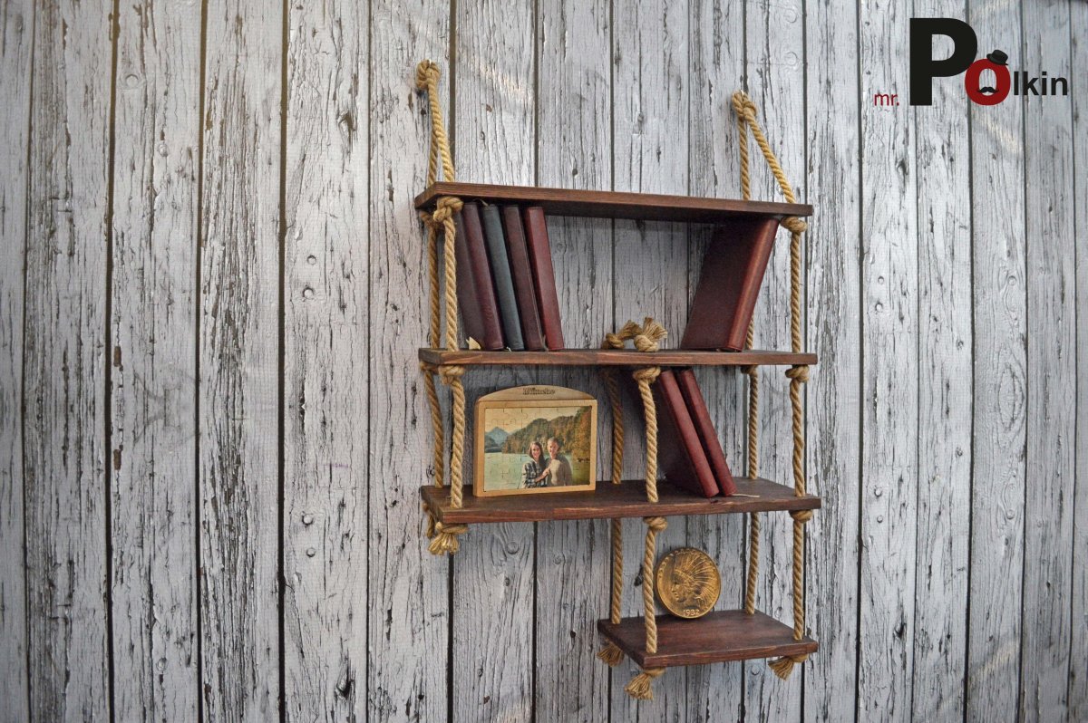 Полки на веревках
