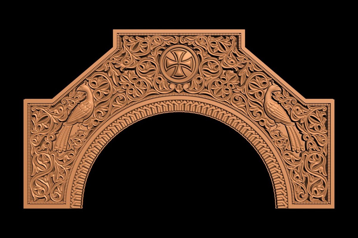 Ставрос резной декор киот