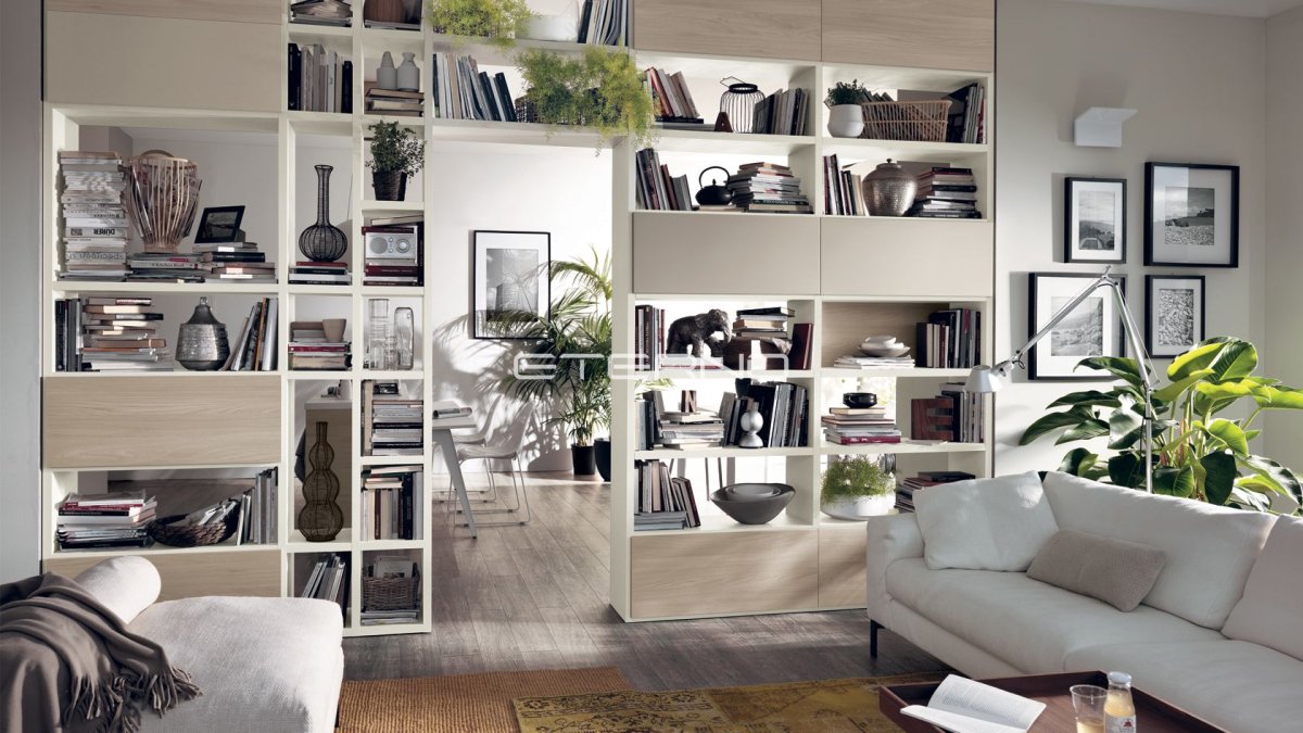 Стеллаж ikea Expedit в интерьере