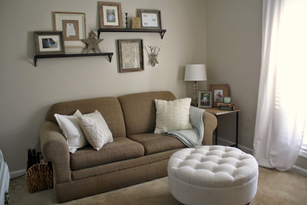 Декров стен в гостинной