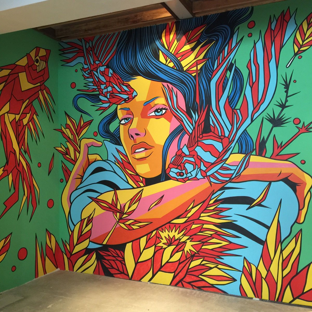 Роспись стен арт