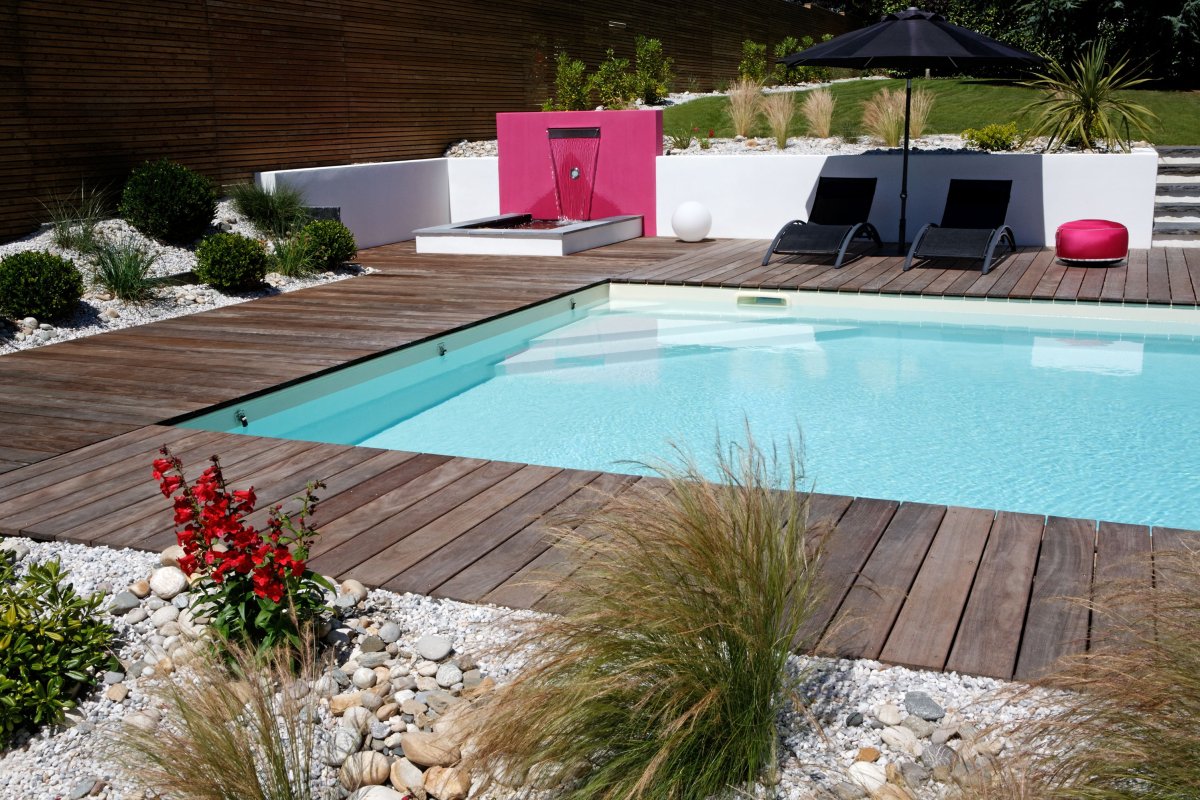 Бассейн на террасе