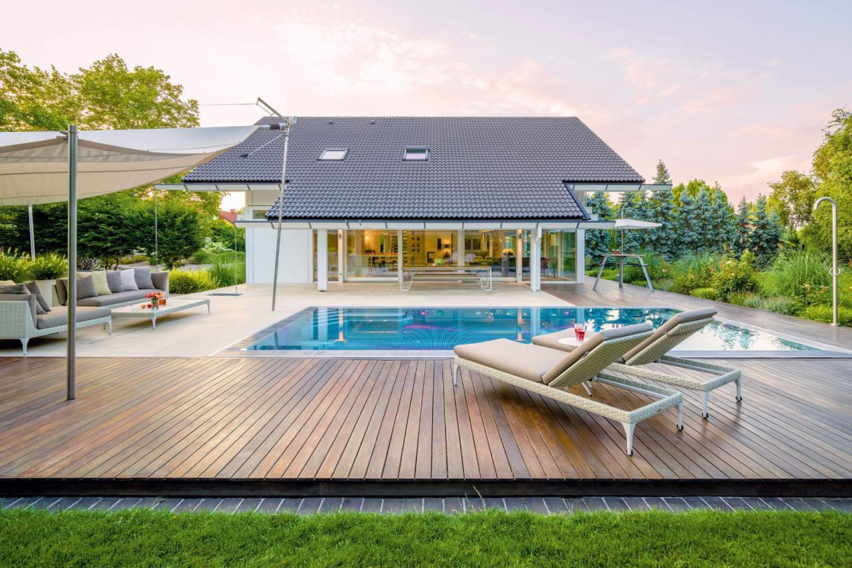 HUF House плоская крыша