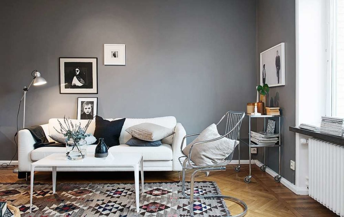 Серый цвет стен