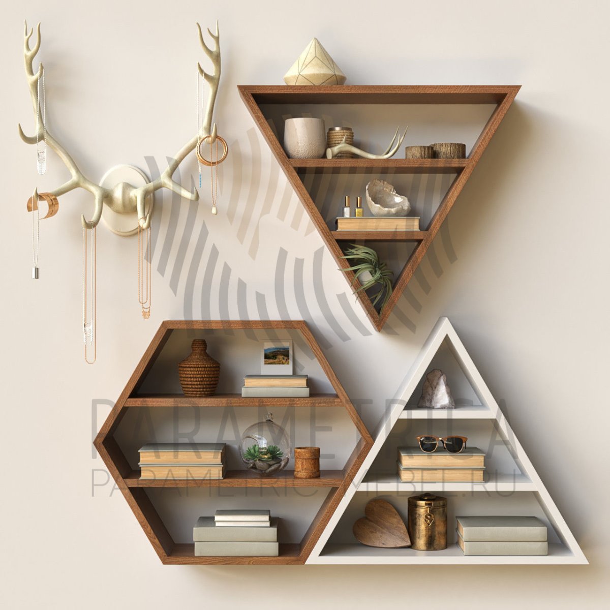 Треугольные полки