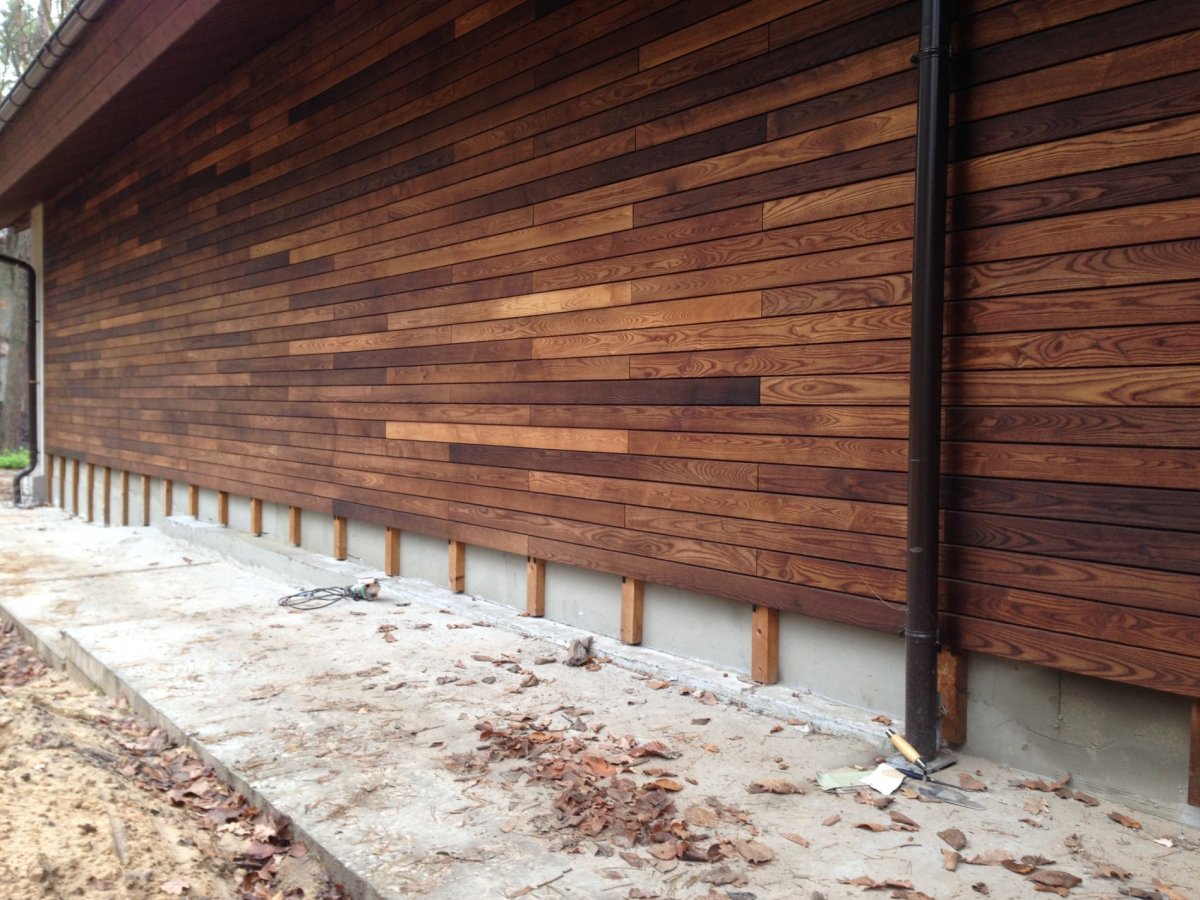 Shou Sugi ban фасад