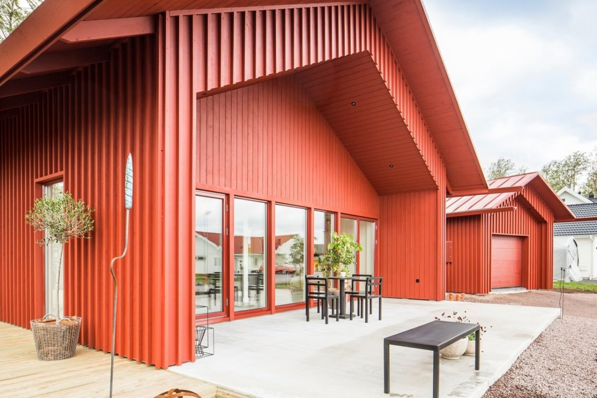 Необычные деревянные фасады