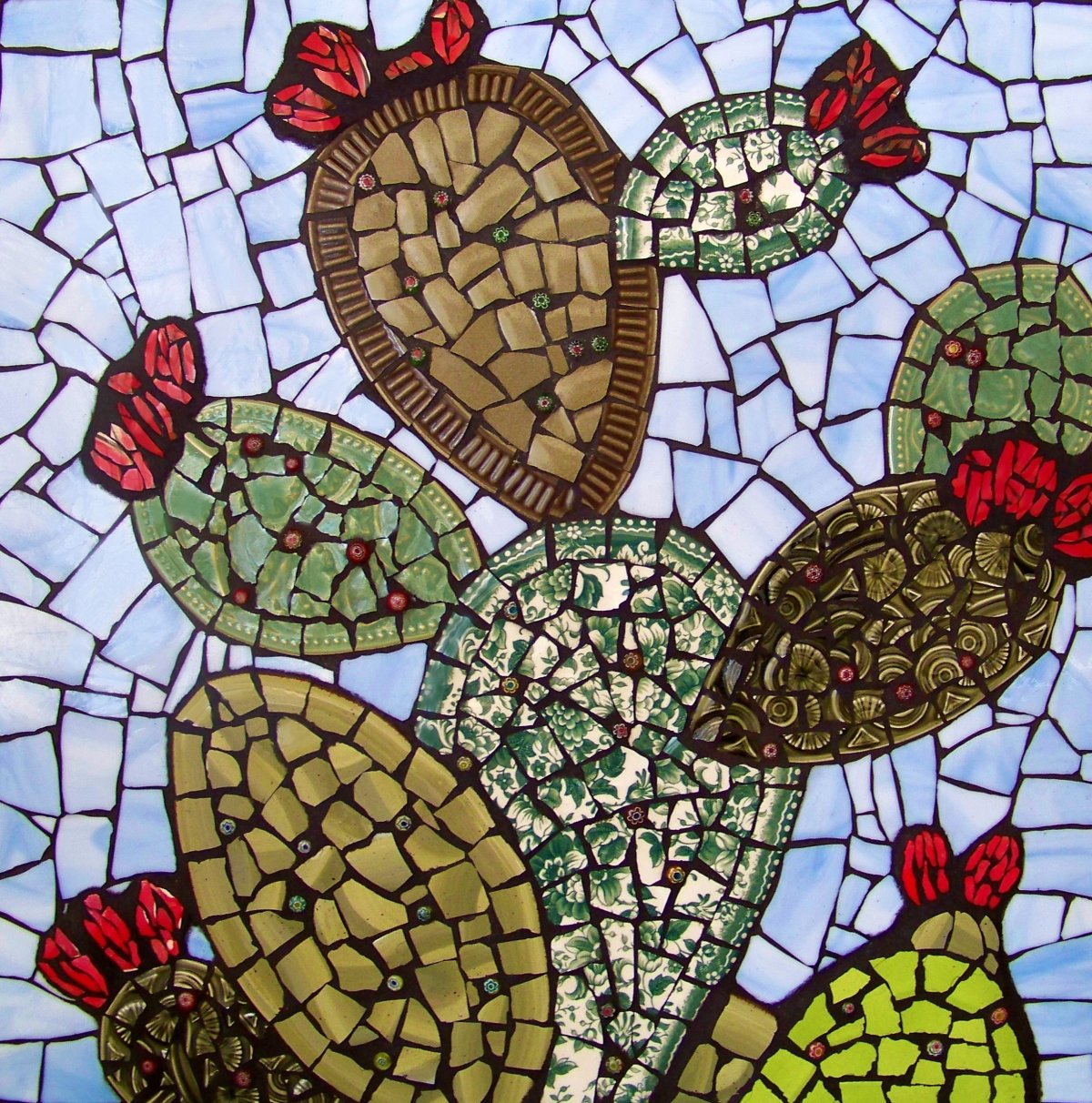 Мозаики из стекла