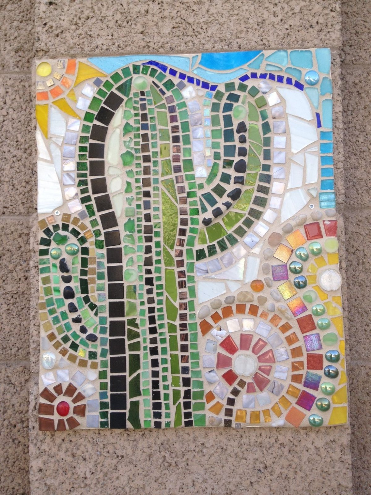 Кактусы мозаика