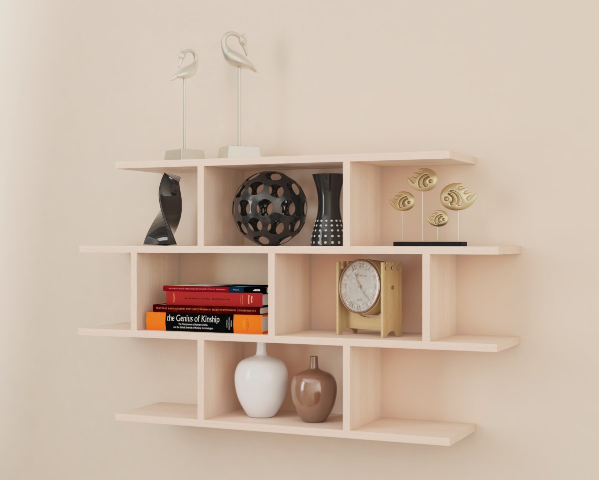 Навесная полка п-шимо светлый