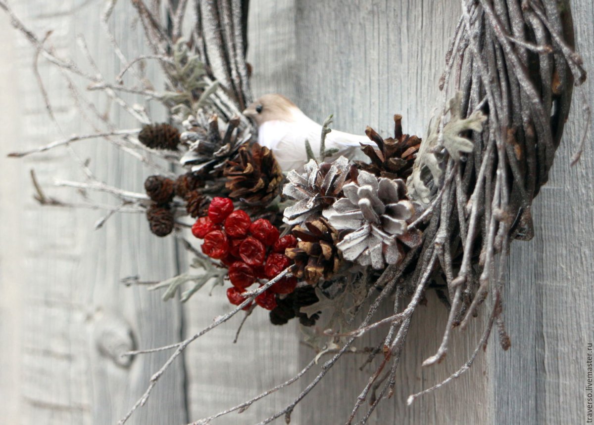 Свадебный декор из сухоцветов