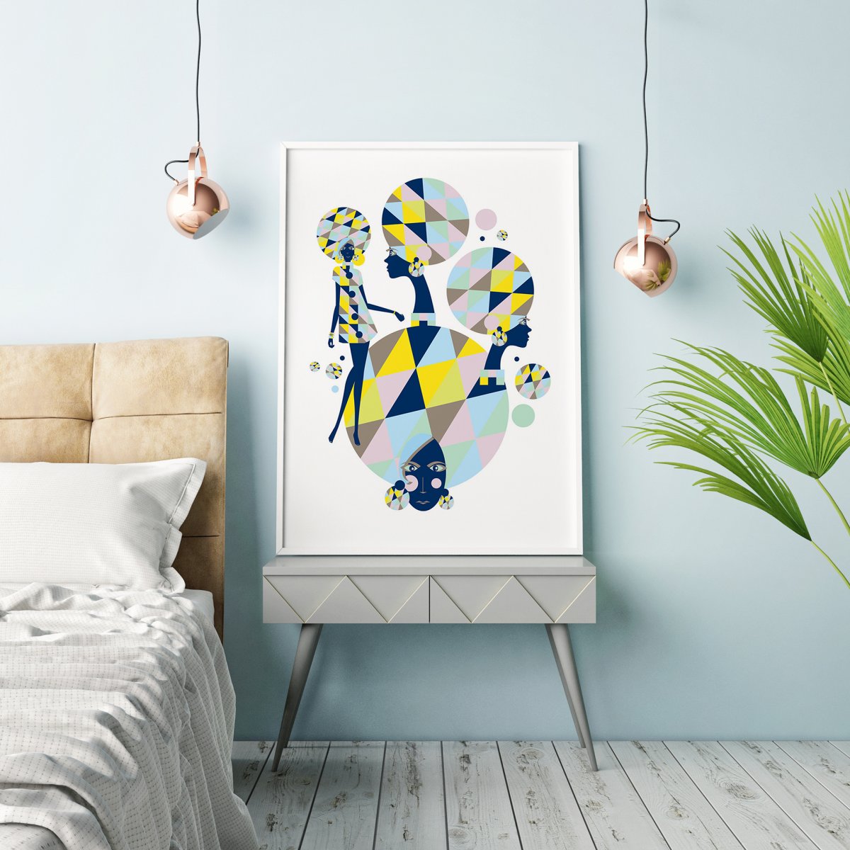 Мокапы для картин в интерьере