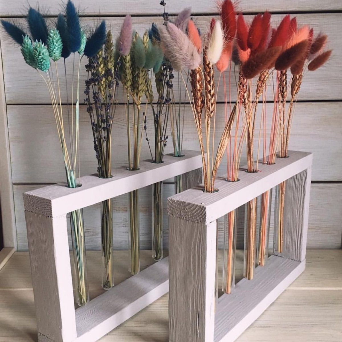 Пампасная трава ветка сухоцвет