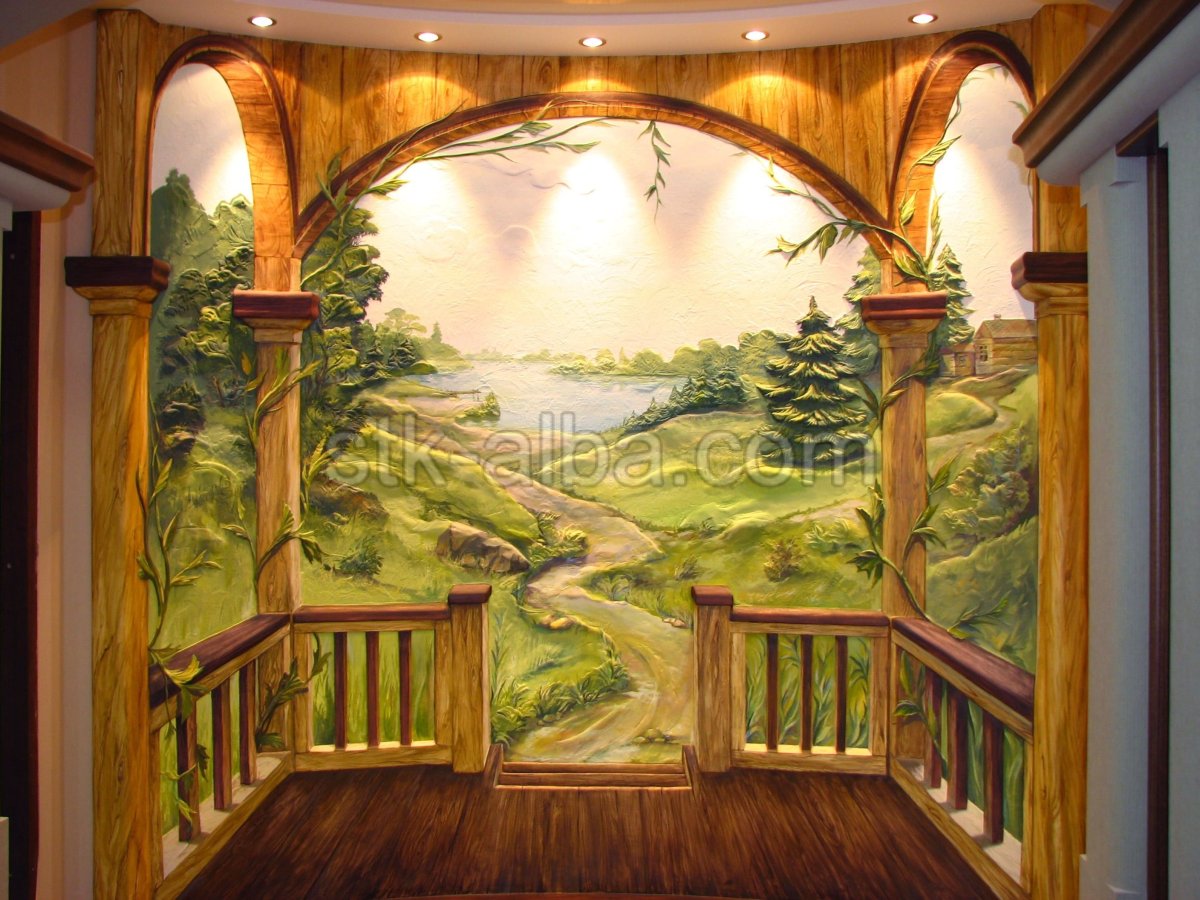 Сюжет для росписи стены