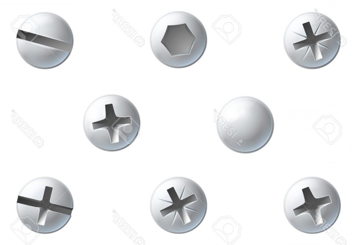 Шляпка болта вектор