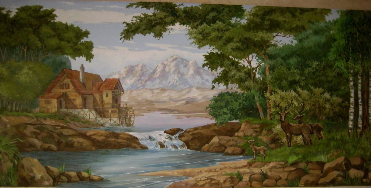 Художественная роспись стен