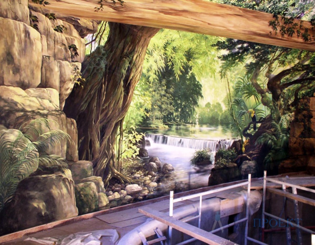 Роспись стен в детской