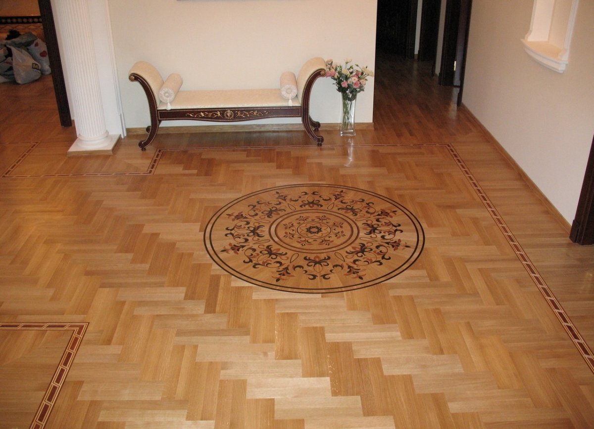 Укладка ламината по диагонали