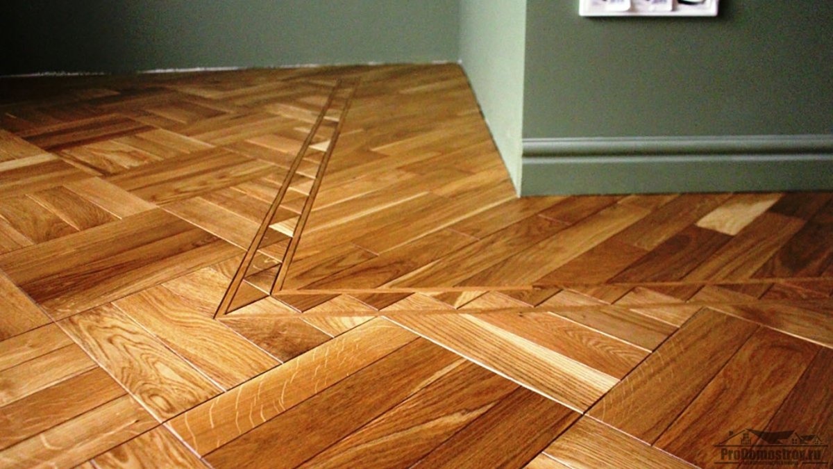 Укладка елочкой