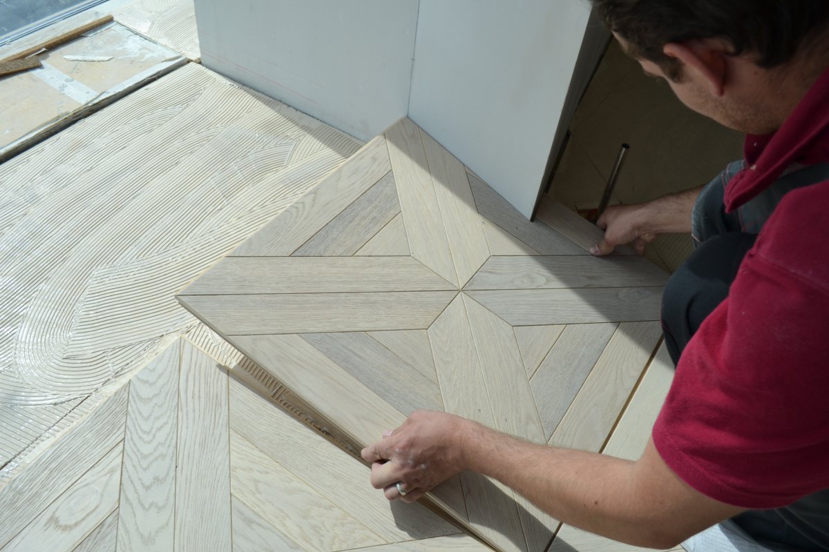 Циклевщики паркета картина