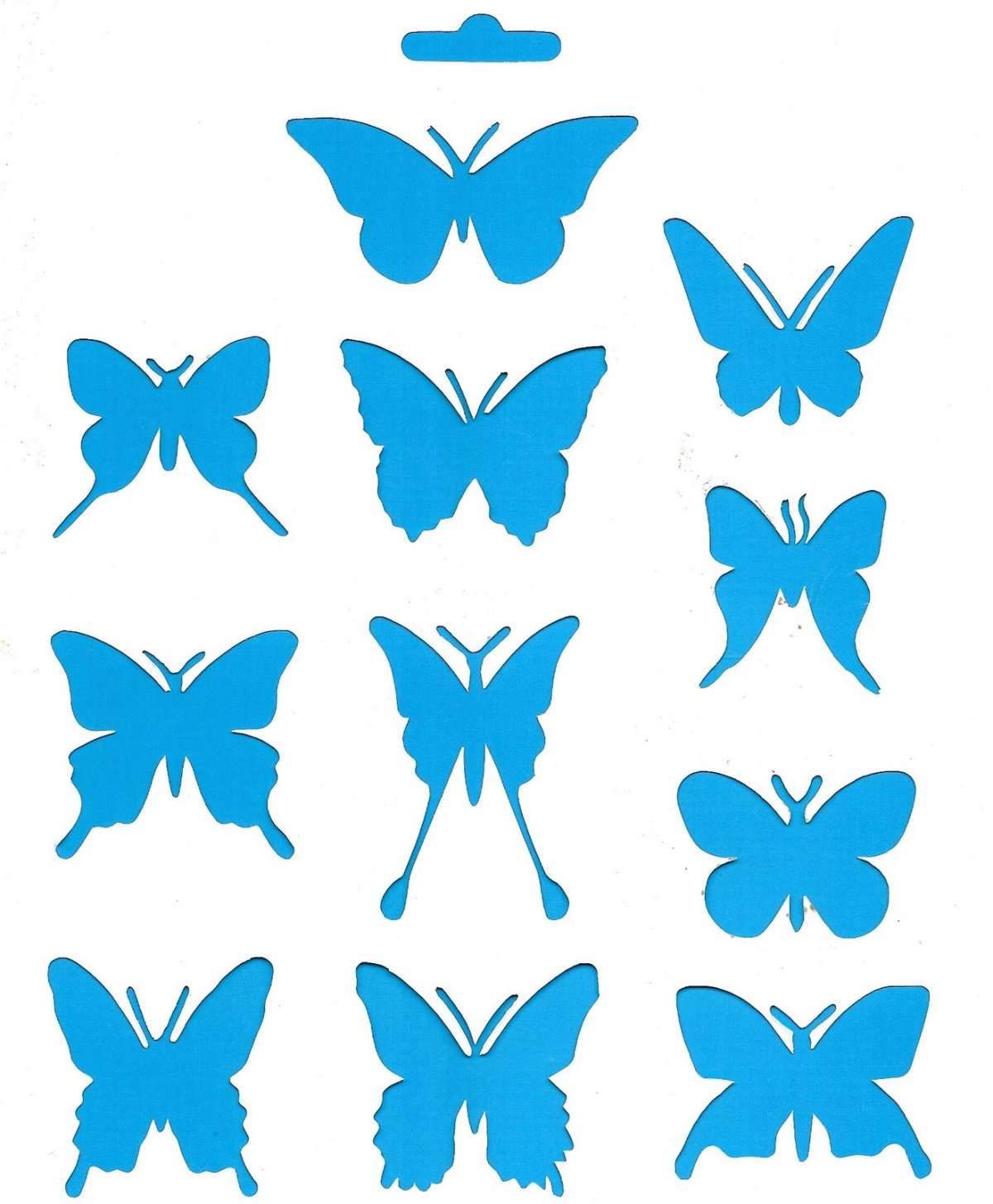 Бабочки для вырезания