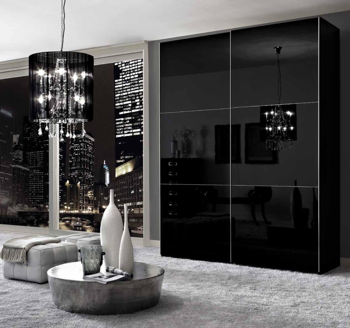 Camelgroup глянец черный шкафы