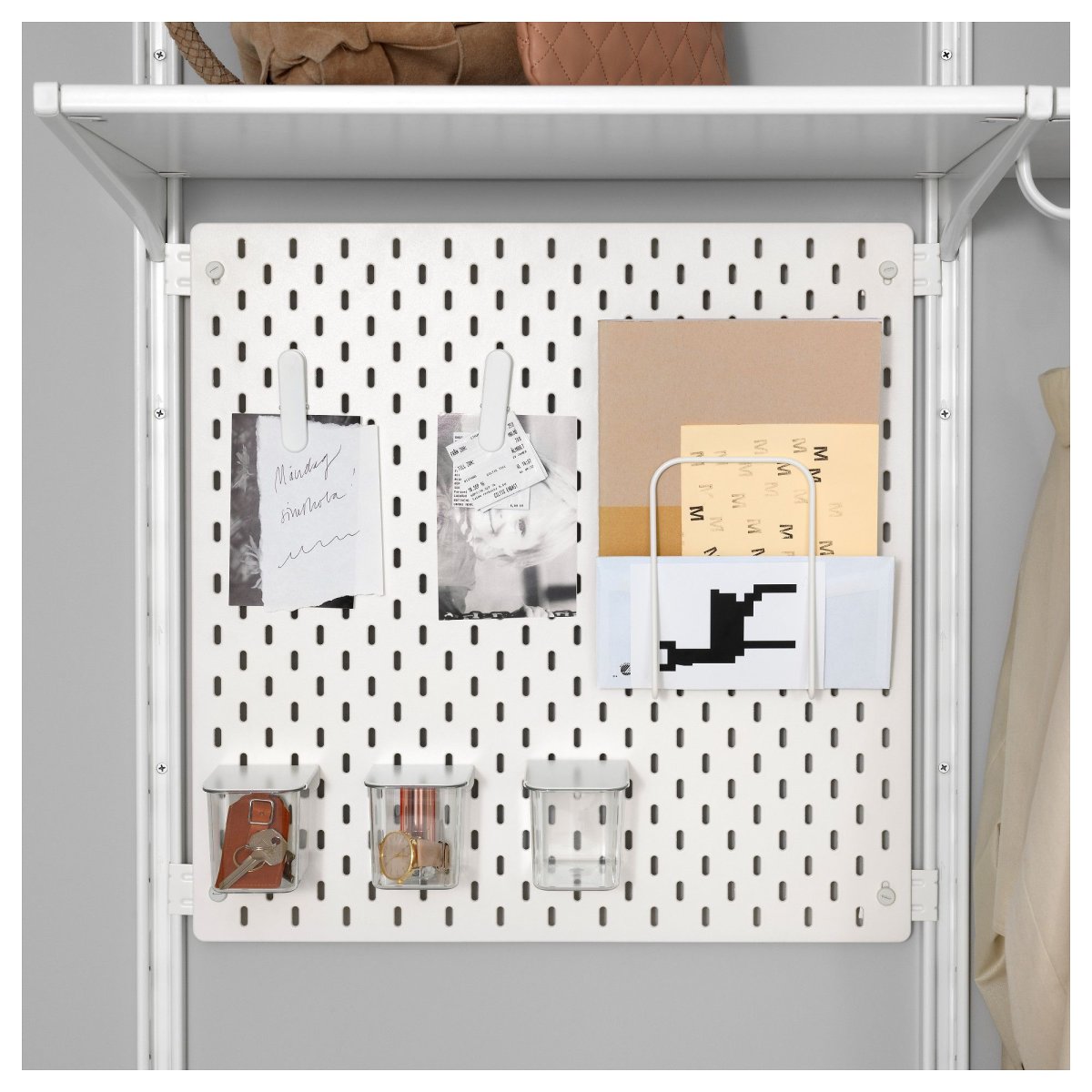 СКОДИС настенная панель икеа в интерьере рабочая зона